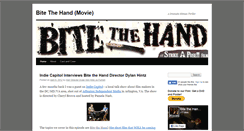 Desktop Screenshot of bitethehandmovie.strikeaposefilms.com